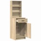 vidaXL Highboard Δρύς Sonoma 41 x 40 x 135 εκ Επεξεργασμένο Ξύλο