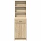 vidaXL Highboard Δρύς Sonoma 41 x 40 x 135 εκ Επεξεργασμένο Ξύλο