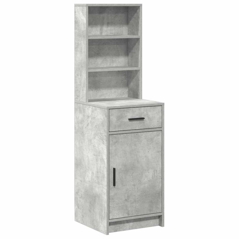 vidaXL Highboard Σκυρόδεμα Γκρι 41 x 40 x 135 εκ Επεξεργασμένο Ξύλο