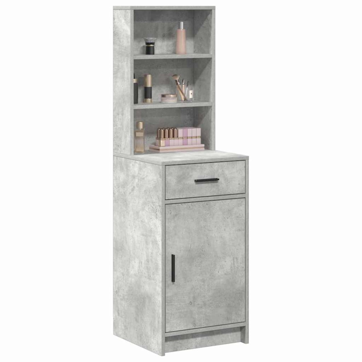 vidaXL Highboard Σκυρόδεμα Γκρι 41 x 40 x 135 εκ Επεξεργασμένο Ξύλο