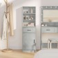 vidaXL Highboard Σκυρόδεμα Γκρι 41 x 40 x 135 εκ Επεξεργασμένο Ξύλο