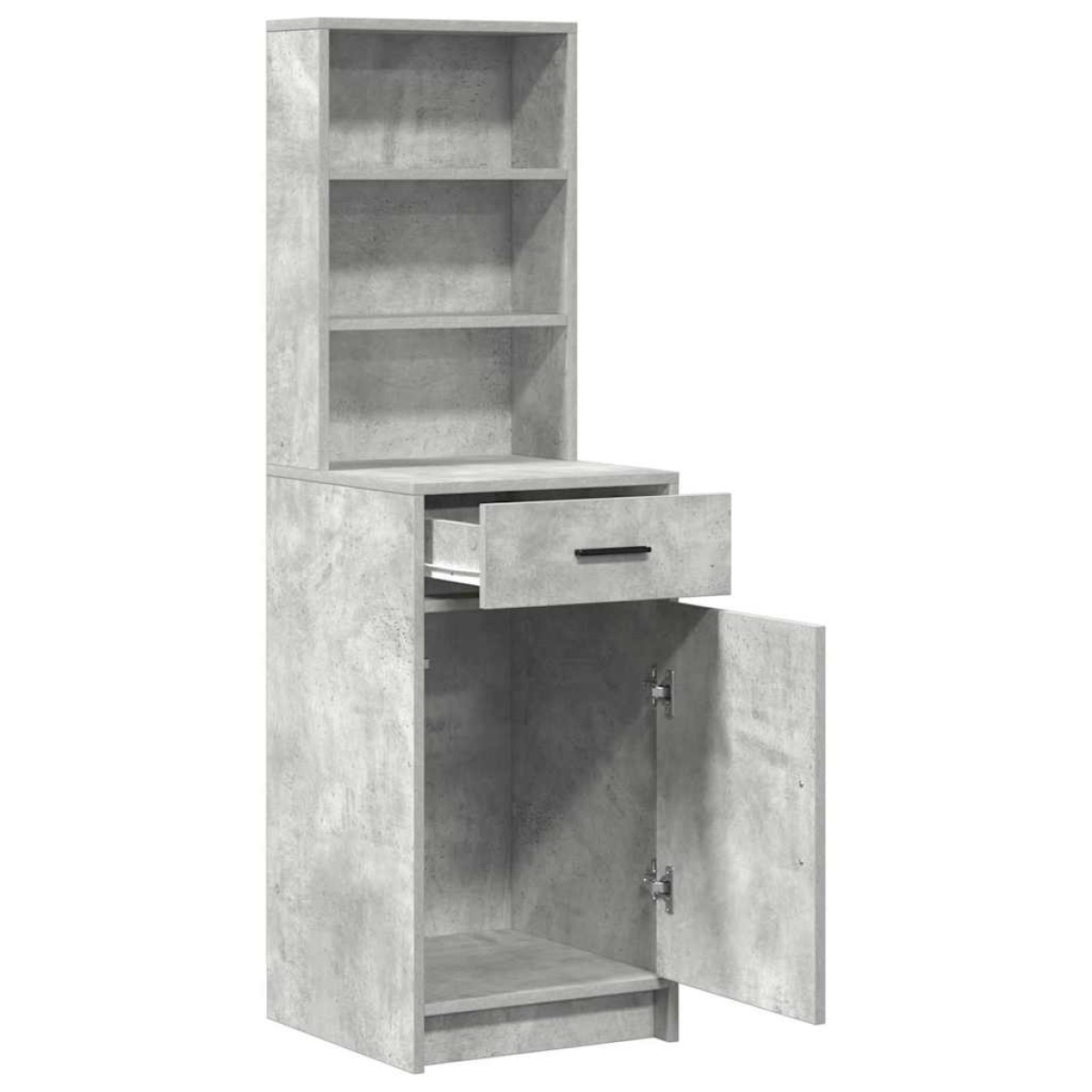 vidaXL Highboard Σκυρόδεμα Γκρι 41 x 40 x 135 εκ Επεξεργασμένο Ξύλο