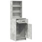 vidaXL Highboard Σκυρόδεμα Γκρι 41 x 40 x 135 εκ Επεξεργασμένο Ξύλο