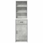 vidaXL Highboard Σκυρόδεμα Γκρι 41 x 40 x 135 εκ Επεξεργασμένο Ξύλο