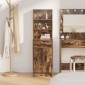 vidaXL Highboard Καπνιστό Δρύς 41 x 40 x 135 εκ Επεξεργασμένο Ξύλο