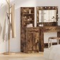 vidaXL Highboard Καπνιστό Δρύς 41 x 40 x 135 εκ Επεξεργασμένο Ξύλο
