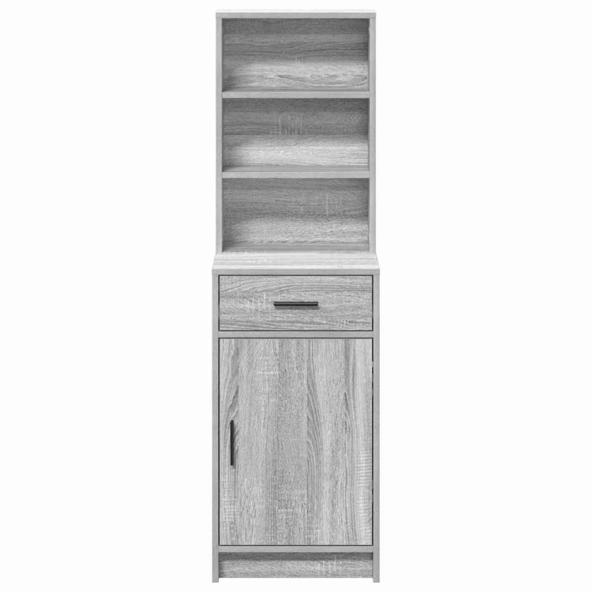vidaXL Highboard Γκρίζο Σονομα 41 x 40 x 135 εκ Επεξεργασμένο Ξύλο
