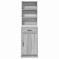 vidaXL Highboard Γκρίζο Σονομα 41 x 40 x 135 εκ Επεξεργασμένο Ξύλο