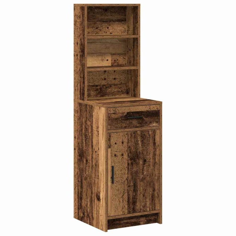 vidaXL Highboard Παλιό ξύλο 41 x 40 x 135 εκ Επεξεργασμένο Ξύλο