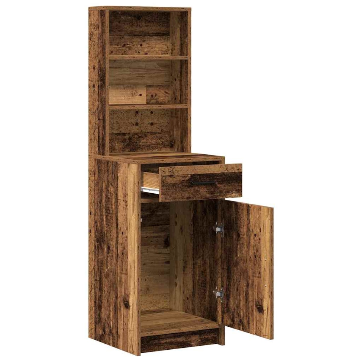 vidaXL Highboard Παλιό ξύλο 41 x 40 x 135 εκ Επεξεργασμένο Ξύλο