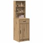 vidaXL Highboard Artisan Oak 41 x 40 x 135 εκ Επεξεργασμένο Ξύλο