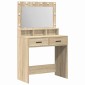 vidaXL Τραπέζι περιποίησης Δρύς Sonoma 79 x 41 x 135 εκ.