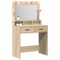 vidaXL Τραπέζι περιποίησης Δρύς Sonoma 79 x 41 x 135 εκ.