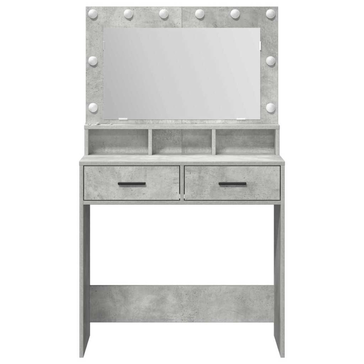 vidaXL Τραπέζι περιποίησης Σκυρόδεμα Γκρι 79 x 41 x 135 εκ.