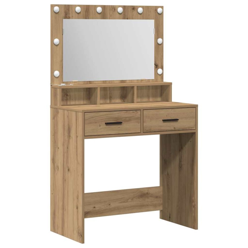 vidaXL Τραπέζι περιποίησης Artisan Oak 79 x 41 x 135 εκ.