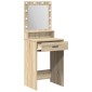 vidaXL Τραπέζι περιποίησης Δρύς Sonoma 50 x 41 x 135 εκ