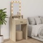 vidaXL Τραπέζι περιποίησης Δρύς Sonoma 50 x 41 x 135 εκ
