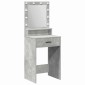 vidaXL Τραπέζι περιποίησης Σκυρόδεμα Γκρι 50 x 41 x 135 εκ