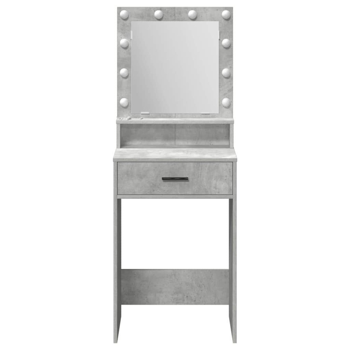 vidaXL Τραπέζι περιποίησης Σκυρόδεμα Γκρι 50 x 41 x 135 εκ