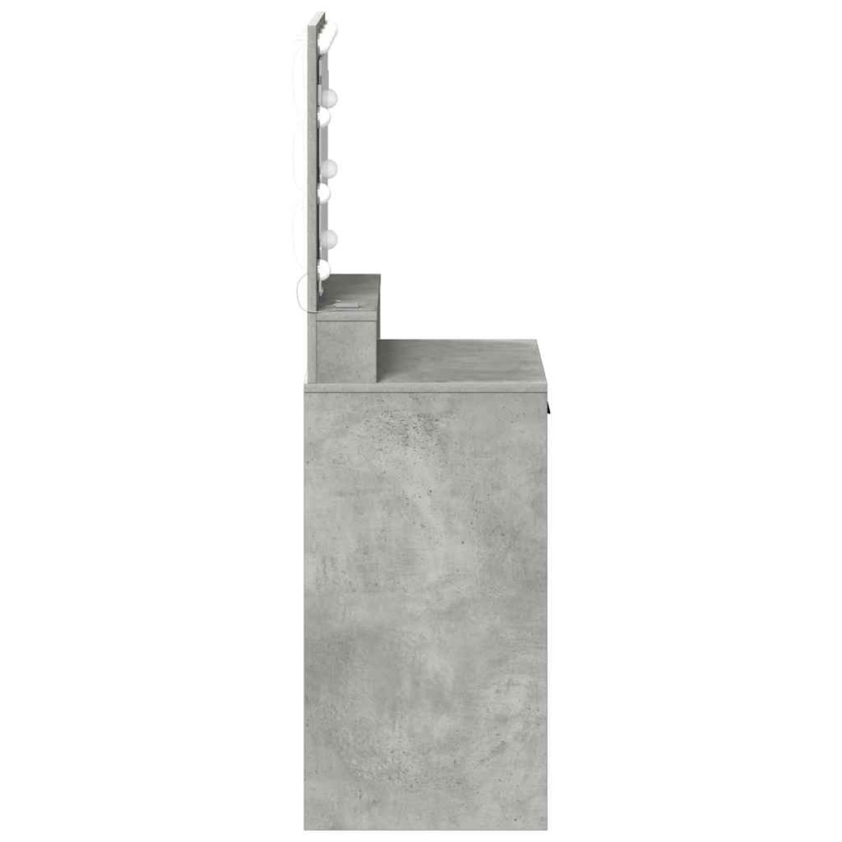vidaXL Τραπέζι περιποίησης Σκυρόδεμα Γκρι 50 x 41 x 135 εκ