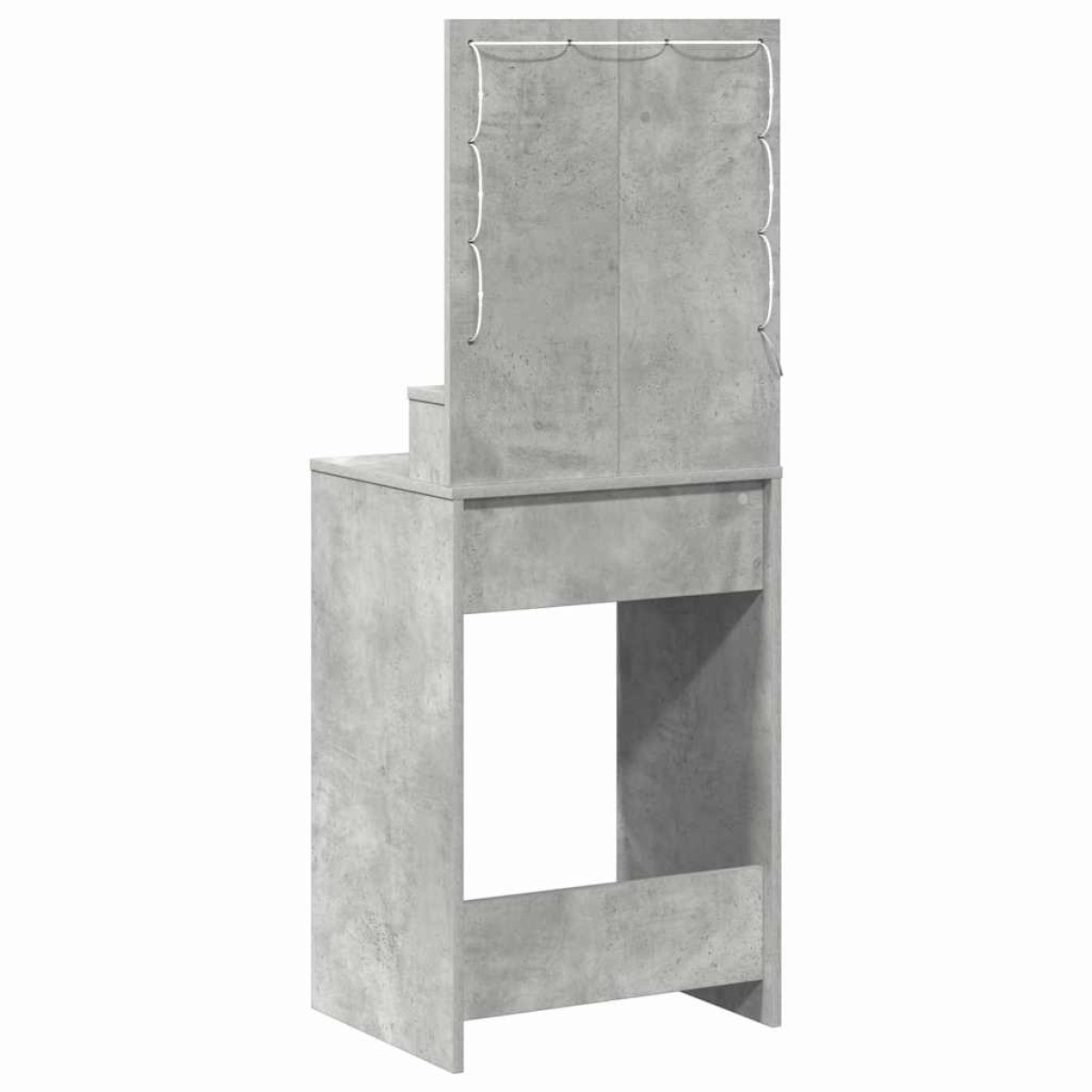 vidaXL Τραπέζι περιποίησης Σκυρόδεμα Γκρι 50 x 41 x 135 εκ