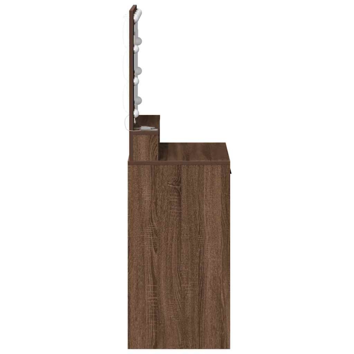 vidaXL Τραπέζι περιποίησης Καφέ δρυς 50 x 41 x 135 εκ