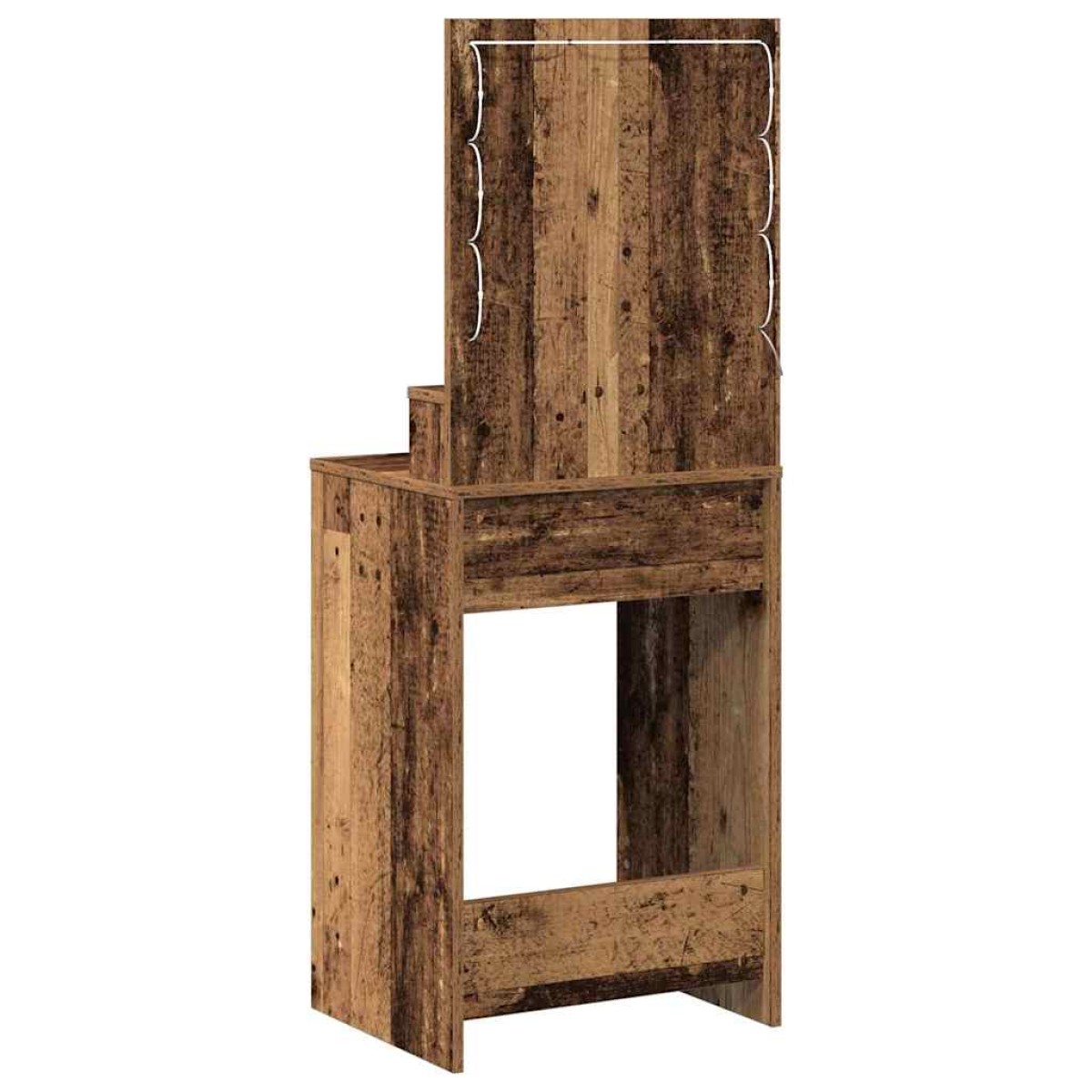 vidaXL Τραπέζι περιποίησης Παλιό ξύλο 50 x 41 x 135 εκ