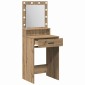 vidaXL Τραπέζι περιποίησης Artisan Oak 50 x 41 x 135 εκ