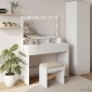 vidaXL Τραπέζι περιποίησης Λευκό 100 x 41 x 135 εκ. Επεξεργασμένο Ξύλο