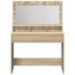 vidaXL Τραπέζι περιποίησης Δρύς Sonoma 100 x 41 x 135 εκ.
