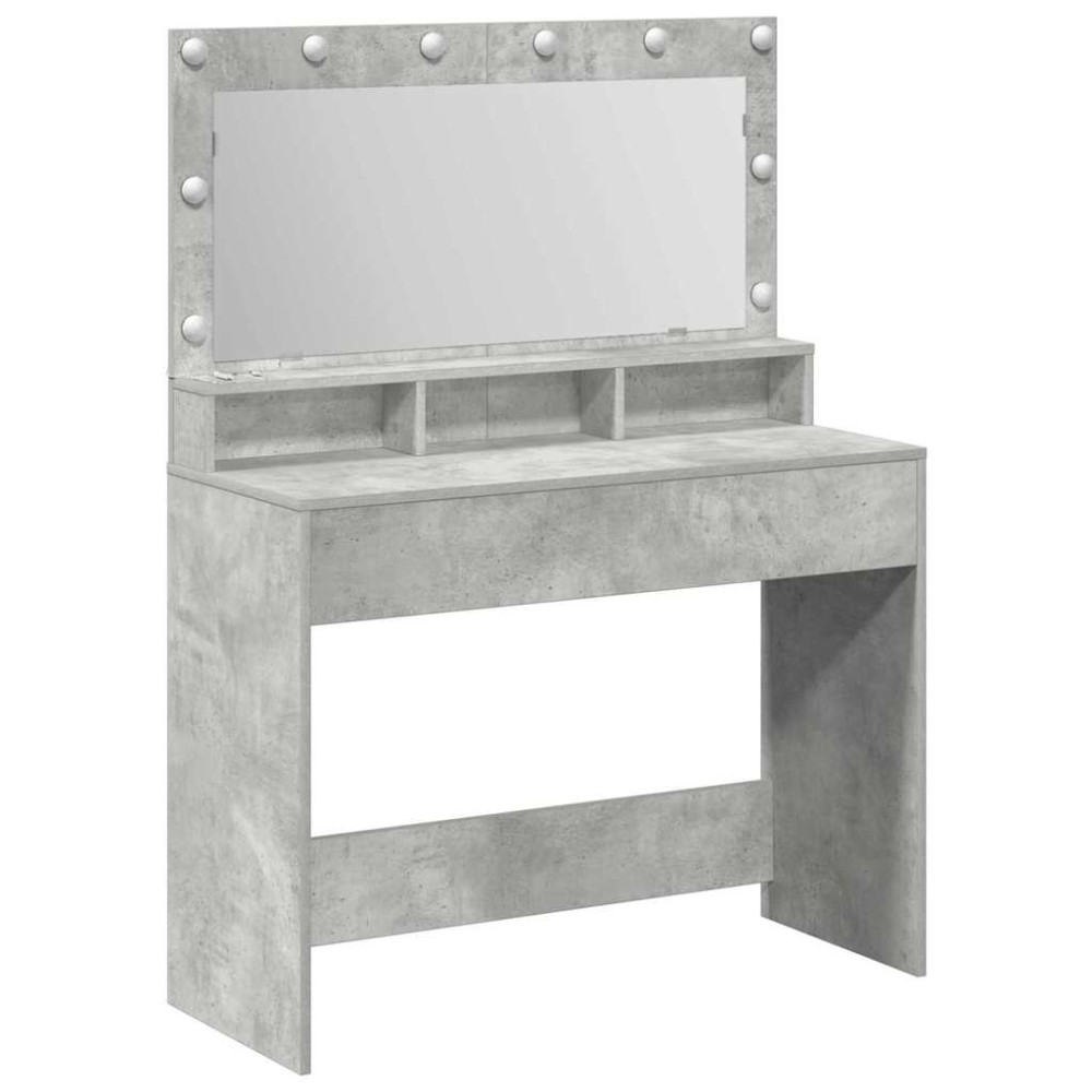vidaXL Τραπέζι περιποίησης Σκυρόδεμα Γκρι 100 x 41 x 135 εκ.