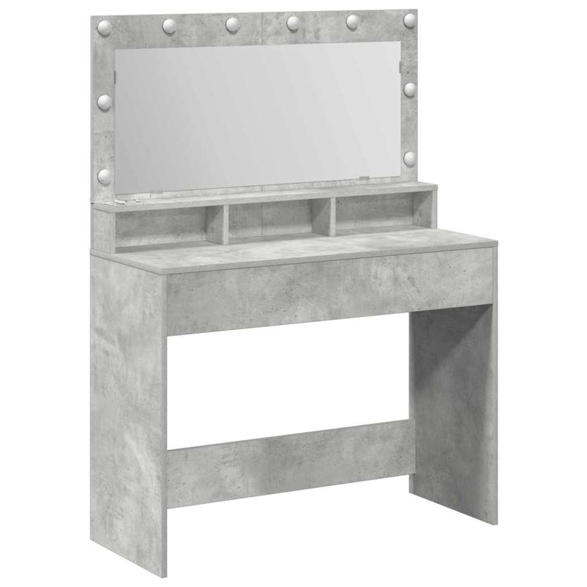 vidaXL Τραπέζι περιποίησης Σκυρόδεμα Γκρι 100 x 41 x 135 εκ.