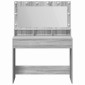 vidaXL Τραπέζι περιποίησης Γκρίζο Σονομα 100 x 41 x 135 εκ.