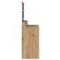 vidaXL Τραπέζι περιποίησης Artisan Oak 100 x 41 x 135 εκ.
