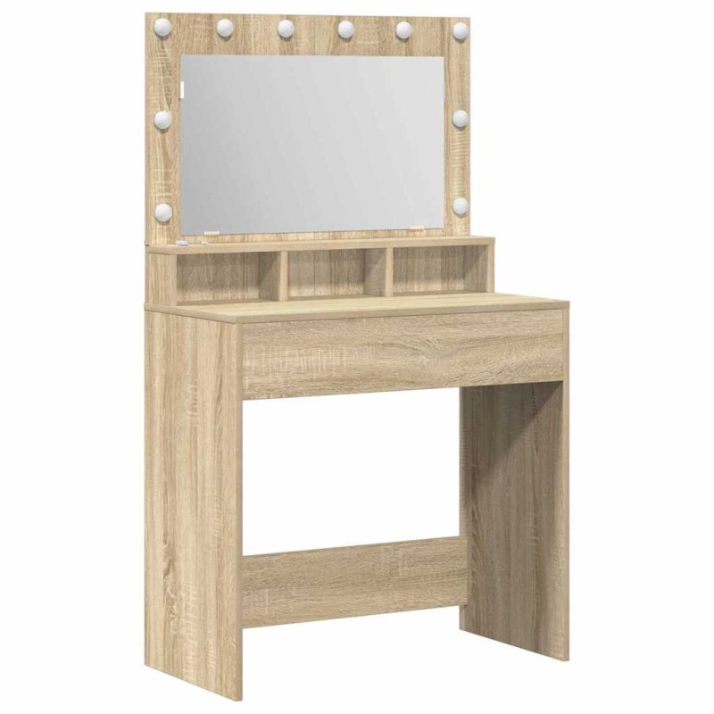 vidaXL Τραπέζι περιποίησης Δρύς Sonoma 75,5 x 41 x 135 εκ.
