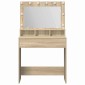 vidaXL Τραπέζι περιποίησης Δρύς Sonoma 75,5 x 41 x 135 εκ.