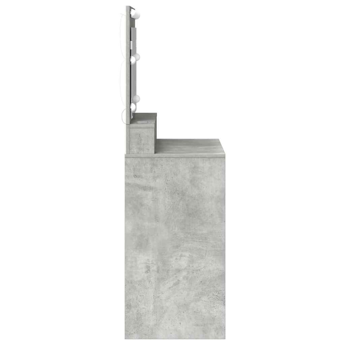vidaXL Τραπέζι περιποίησης Σκυρόδεμα Γκρι 78,5 x 41 x 135 εκ