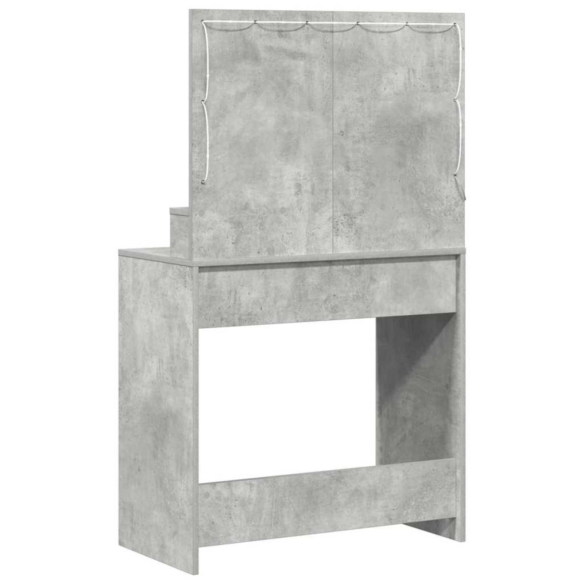 vidaXL Τραπέζι περιποίησης Σκυρόδεμα Γκρι 78,5 x 41 x 135 εκ