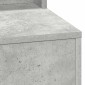 vidaXL Τραπέζι περιποίησης Σκυρόδεμα Γκρι 78,5 x 41 x 135 εκ