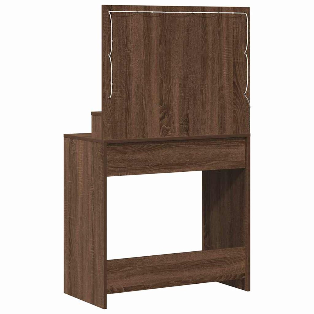 vidaXL Τραπέζι περιποίησης Καφέ δρυς 75,5 x 41 x 135 εκ.