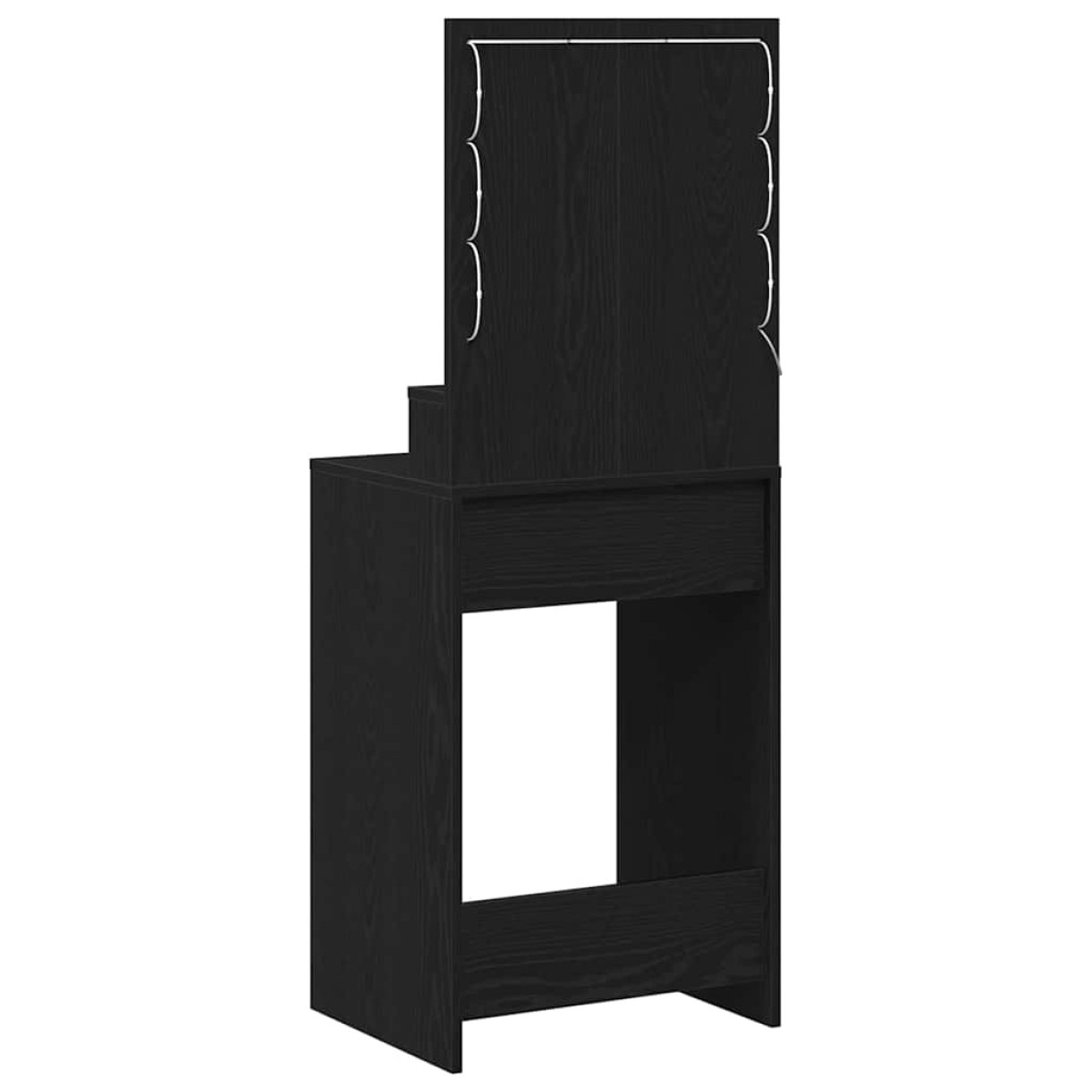 vidaXL Τραπέζι περιποίησης Μαύρη Οξυά 50 x 41 x 135 εκ