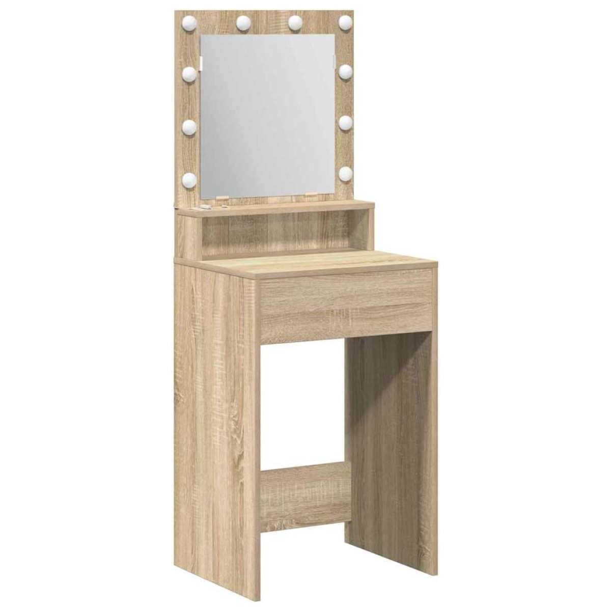vidaXL Τραπέζι περιποίησης Δρύς Sonoma 50 x 41 x 135 εκ