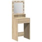 vidaXL Τραπέζι περιποίησης Δρύς Sonoma 50 x 41 x 135 εκ