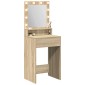 vidaXL Τραπέζι περιποίησης Δρύς Sonoma 50 x 41 x 135 εκ