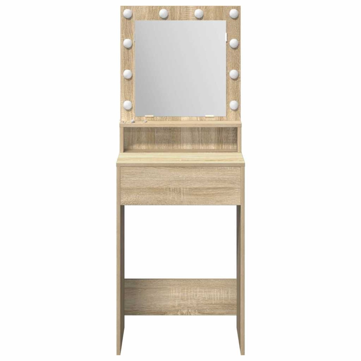 vidaXL Τραπέζι περιποίησης Δρύς Sonoma 50 x 41 x 135 εκ