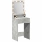 vidaXL Τραπέζι περιποίησης Σκυρόδεμα Γκρι 50 x 41 x 135 εκ