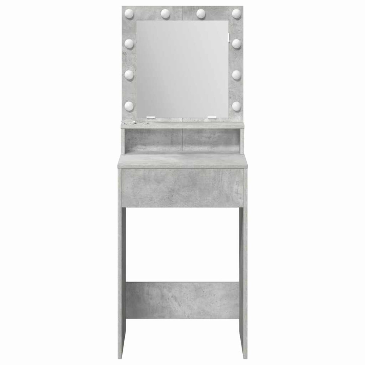 vidaXL Τραπέζι περιποίησης Σκυρόδεμα Γκρι 50 x 41 x 135 εκ