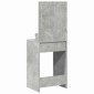 vidaXL Τραπέζι περιποίησης Σκυρόδεμα Γκρι 50 x 41 x 135 εκ