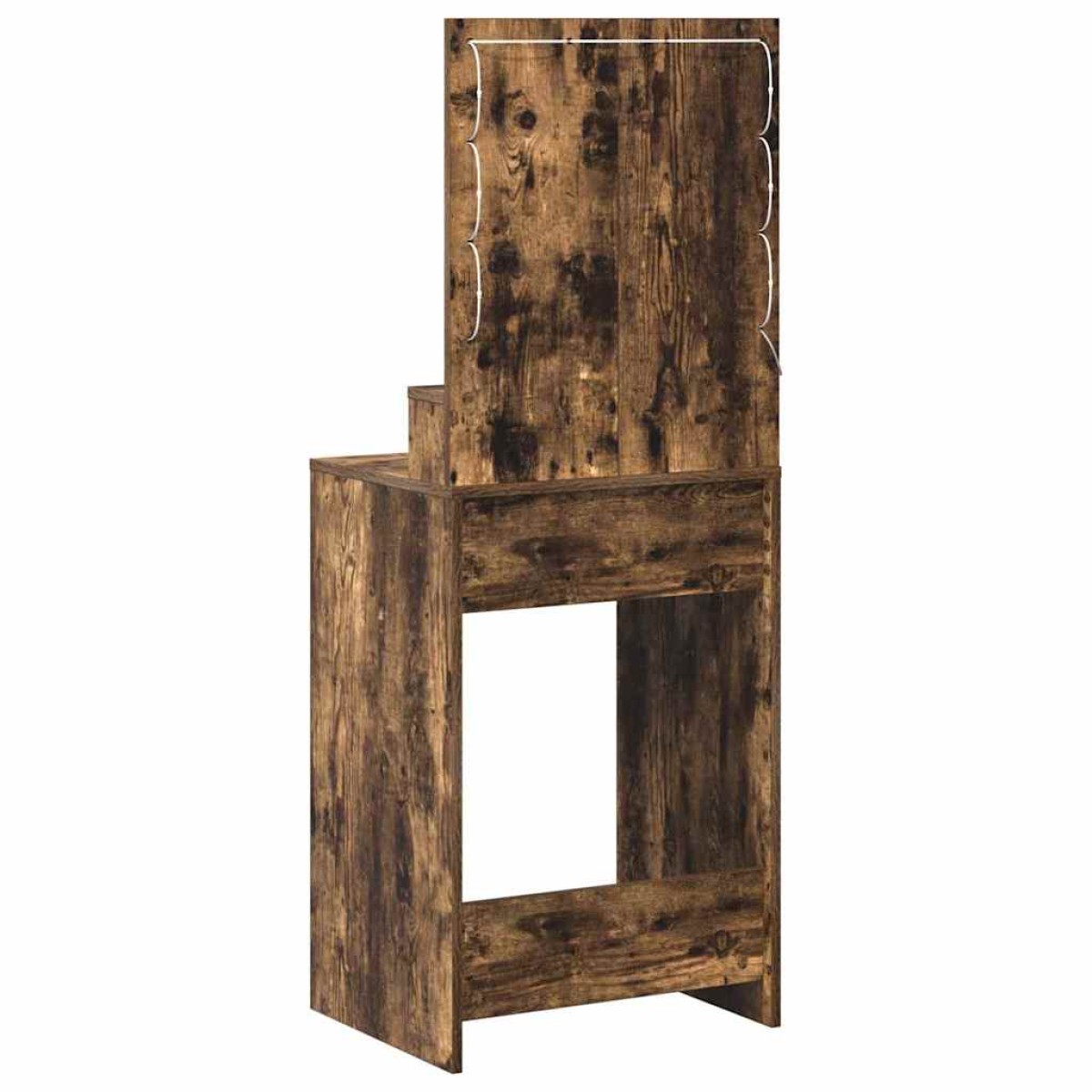 vidaXL Τραπέζι περιποίησης Καπνιστό Δρύς 50 x 41 x 135 εκ