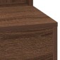 vidaXL Τραπέζι περιποίησης Καφέ δρυς 50 x 41 x 135 εκ